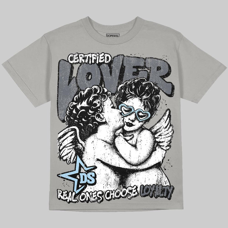 Wolf Grey 5s DopeSkill Oversize Print T-Shirt Real Ones Choose Loyalty Graphic
