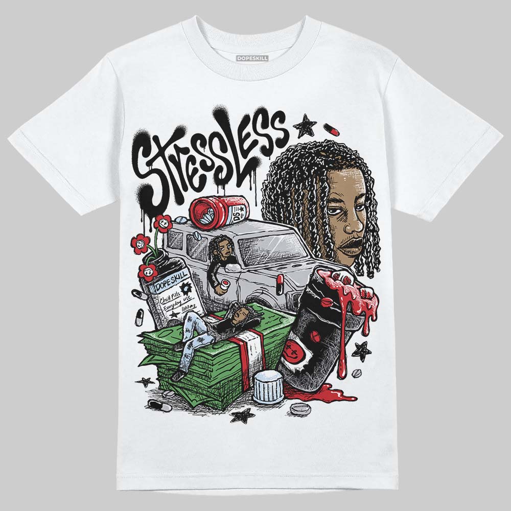 Black Metallic Reimagined 5s DopeSkill T-Shirt Stressless Graphic