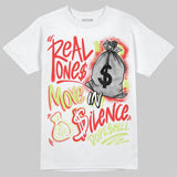 “Infrared 23” 4s DopeSkill T-Shirt Real Ones Move In Silence Graphic