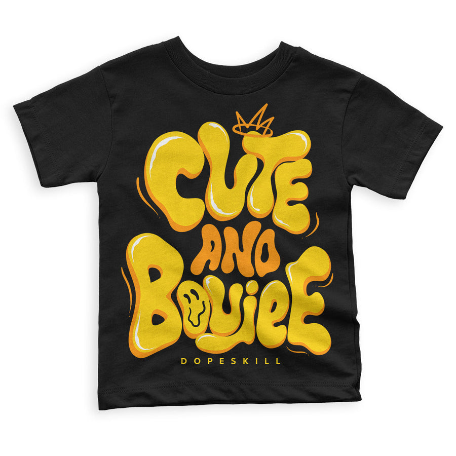Yellow Ochre 6s DopeSkill Toddler Kids T-shirt Cute and Boujee Graphic