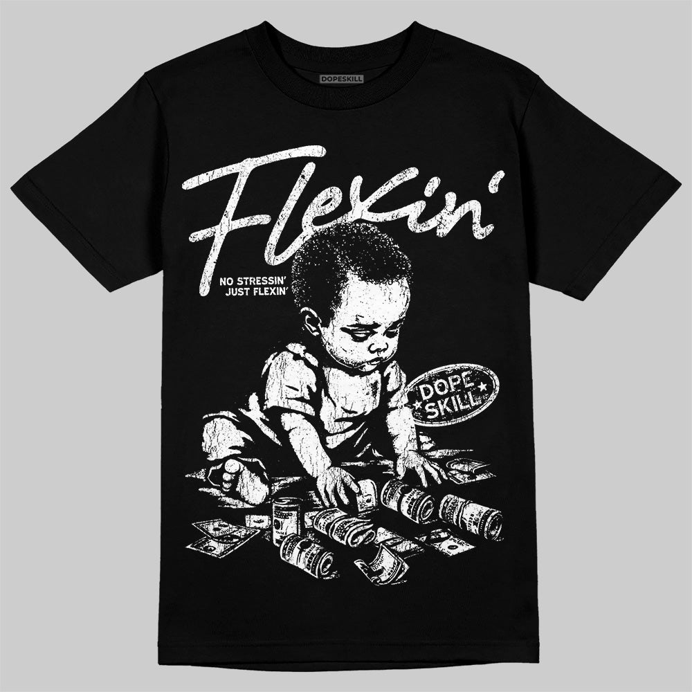Dunk Panda White Black DopeSkill T-Shirt Flexin' Graphic