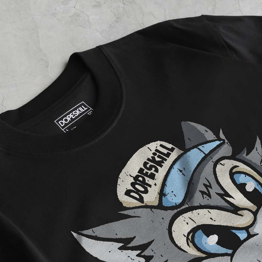 Wolf Grey 5s DopeSkill T-Shirt Wolf Grey 5s Graphic