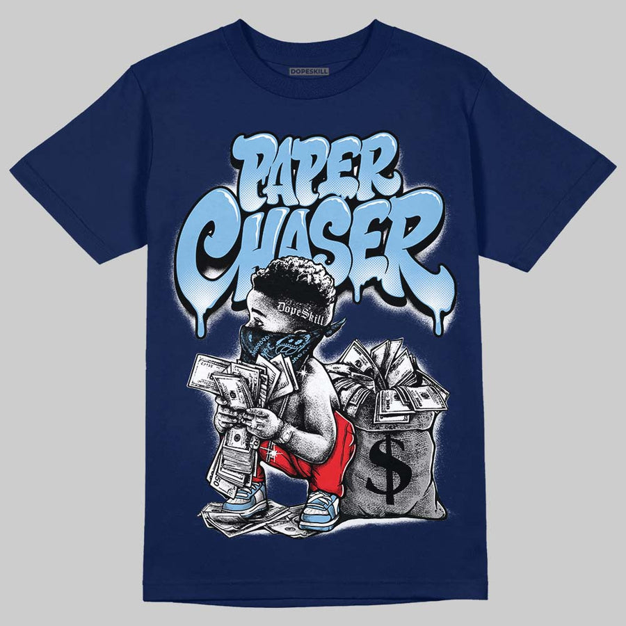 University Blue 'Paper Chaser Boy' DopeSkill Graphic T-Shirt