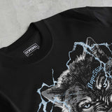 Wolf Grey 5s DopeSkill T-Shirt No Fear Graphic