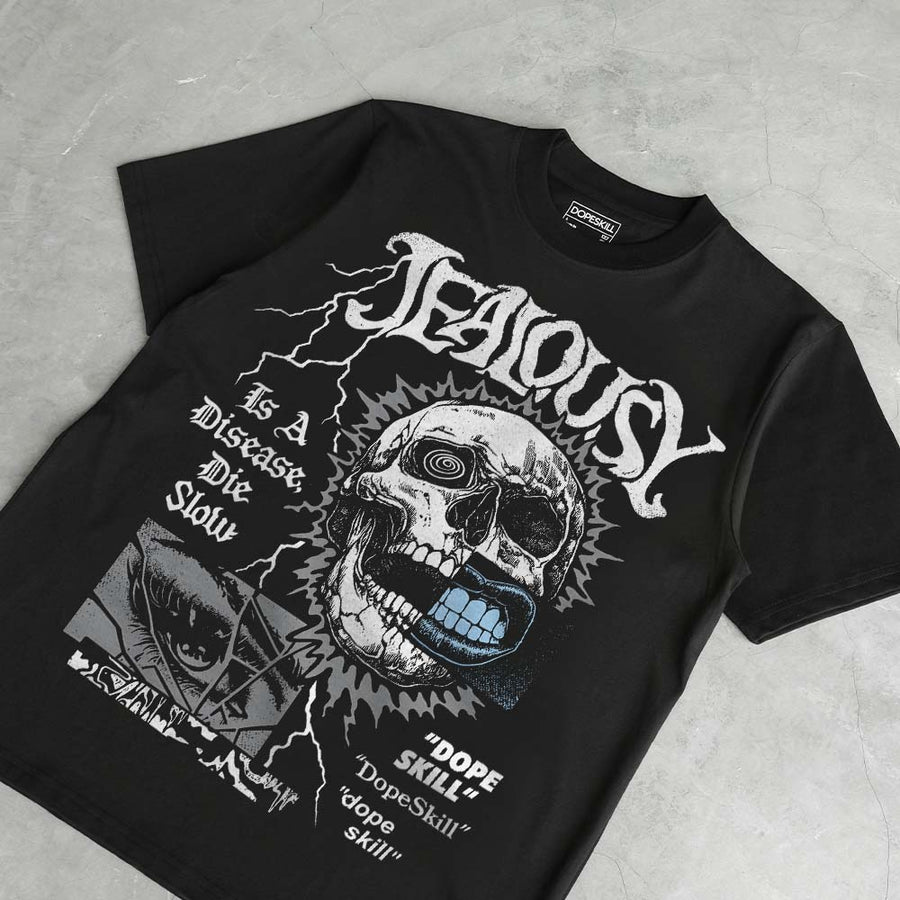 Wolf Grey 5s DopeSkill T-Shirt Jealousy Graphic