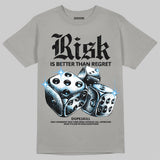 Grey 'Risk Is Better Than Regret' DopeSkill Graphic T-Shirt