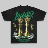 Green Oversize Print 'Loyalty' DopeSkill Graphic T-shirt