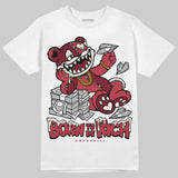 Valentine’s Day 4s DopeSkill T-Shirt Born To Be Rich Graphic