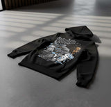 Wolf Grey 5s DopeSkill Hoodie Sweatshirt Stressless Graphic