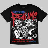 Rare Air 4s Oversize Print 'Distorted Realms' DopeSkill Graphic T-shirt