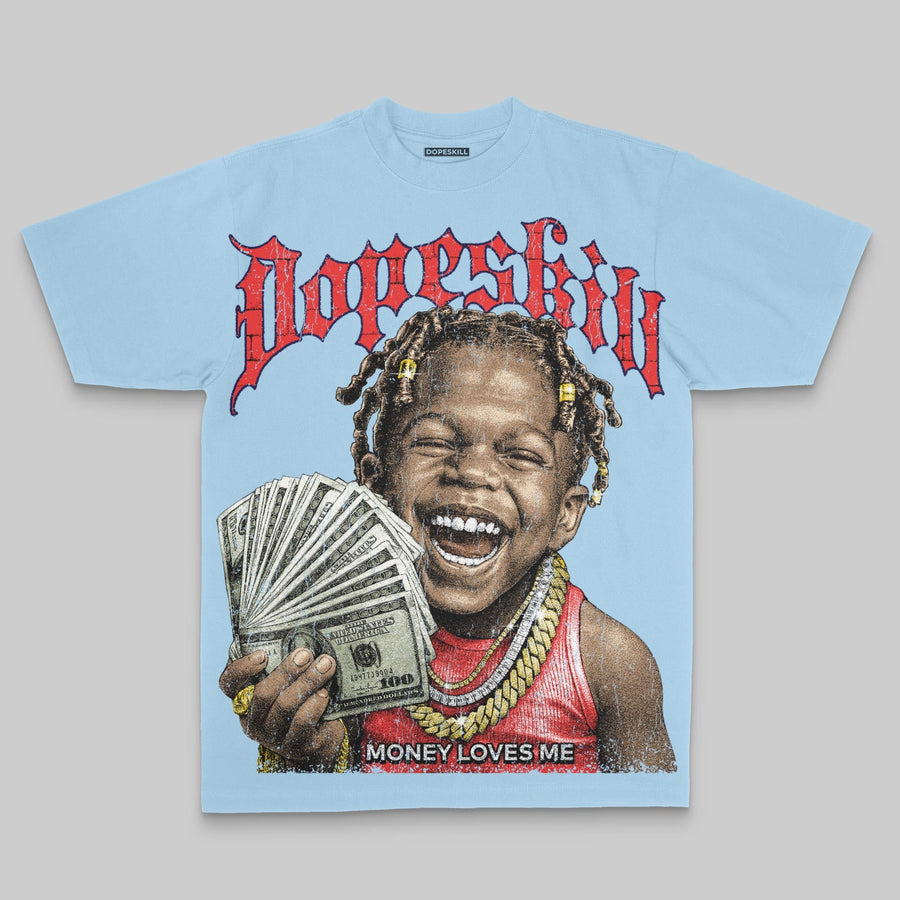 Money Loves Me Oversize Print DopeSkill T-shirt