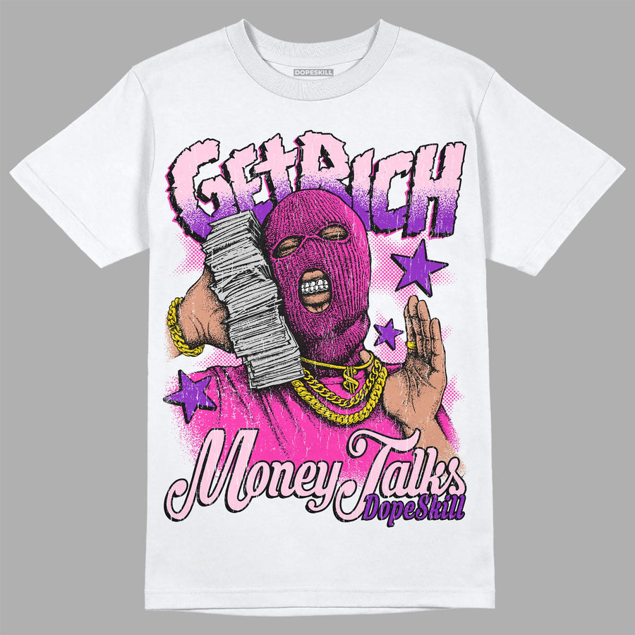 Pink Collection DopeSkill T-Shirt Get Rich Graphic