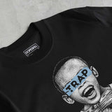 Wolf Grey 5s DopeSkill T-Shirt Scared Money Don't Make No Money Graphic