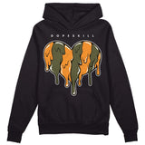 Olive 5s DopeSkill Hoodie Sweatshirt Slime Drip Heart Graphic