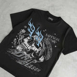 Wolf Grey 5s DopeSkill T-Shirt Drip Season Graphic