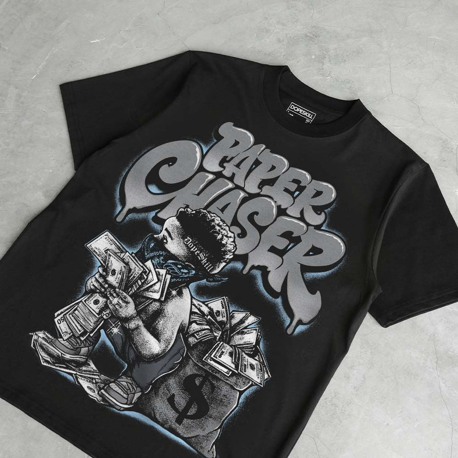 Wolf Grey 5s DopeSkill T-Shirt Paper Chaser Boy Graphic