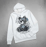 Wolf Grey 5s DopeSkill Hoodie Sweatshirt Smile Through The Pain Graphic