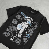 Wolf Grey 5s DopeSkill T-Shirt Built Different Graphic