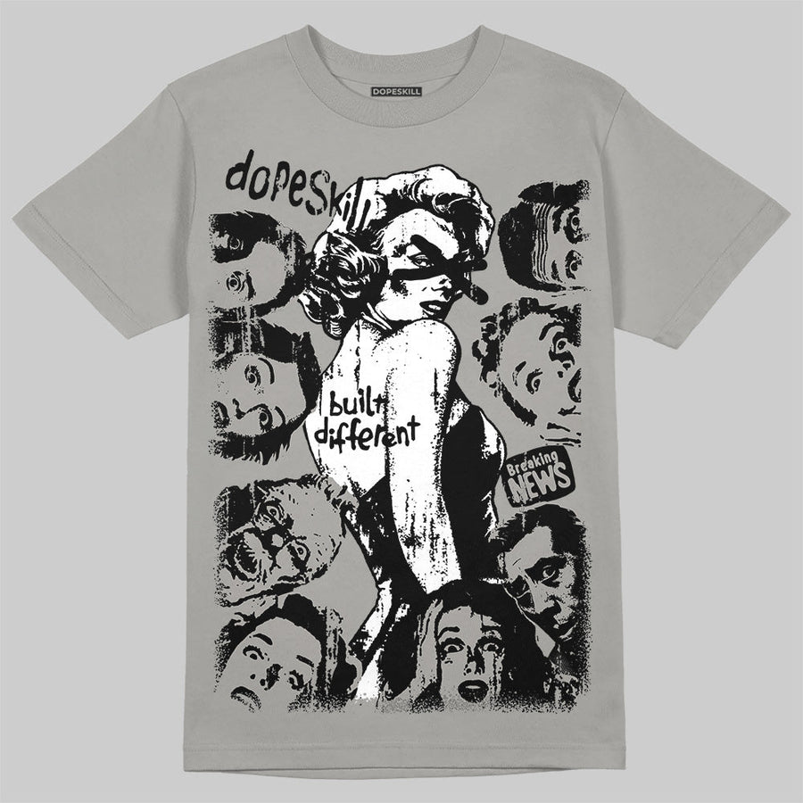 Grey Collection DopeSkill T-Shirt Built Different Graphic