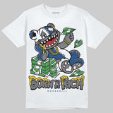 Flint Grey 9s DopeSkill T-Shirt Born To Be Rich Graphic