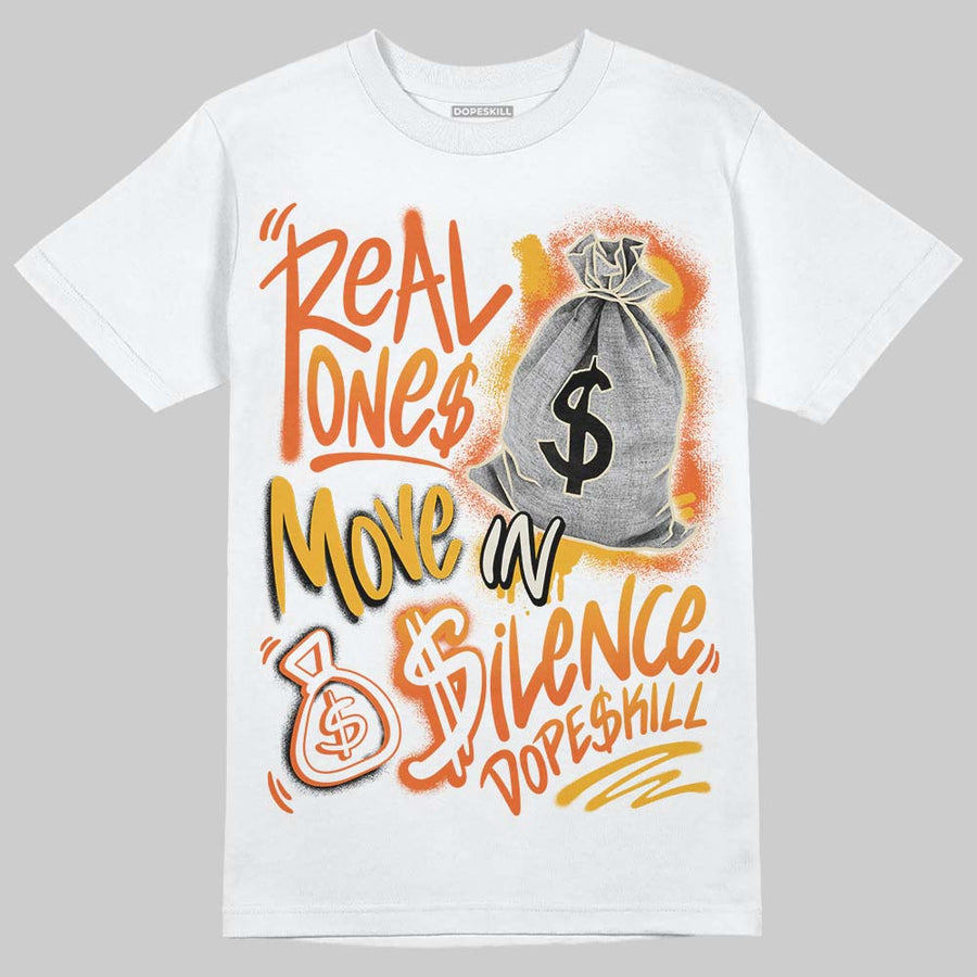 “Birds of Paradise” 4s DopeSkill T-Shirt Real Ones Move In Silence Graphic