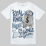 Diamond Turf II “Blue Grey” DopeSkill T-Shirt Real Ones Move In Silence Graphic
