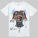 Black University Blue 5s DopeSkill T-Shirt Key of Life Graphic