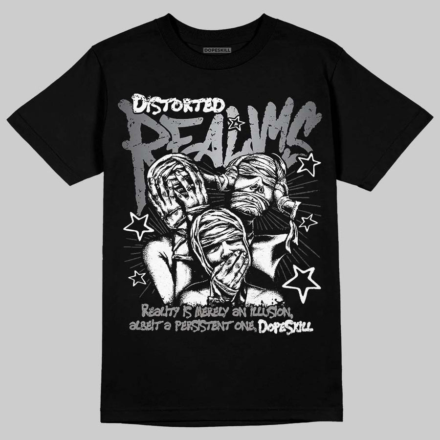 TD Black Patent 11s DopeSkill T-Shirt Distorted Realms Graphic