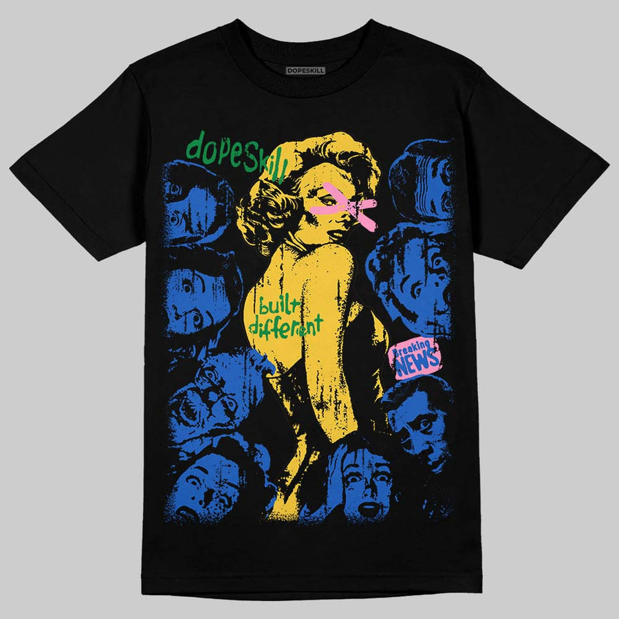 Brazil 3s DopeSkill T-Shirt Built Different Graphic