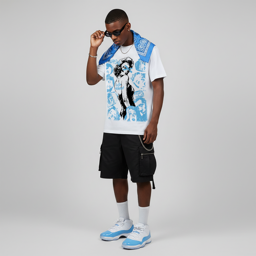 UNC 11s DopeSkill T-Shirt Built Different Graphic