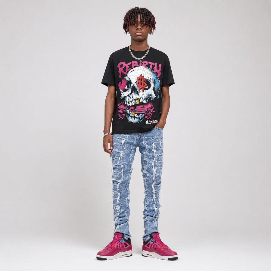 Sweet Beet 4s DopeSkill T-Shirt Rebirth Graphic