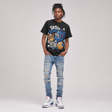 “True Blue” 3s DopeSkill T-Shirt SRSLY Study Graphic