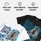 Max 95 Big Bubble “Slate” DopeSkill T-Shirt Real Ones Move In Silence Graphic