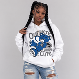 “True Blue” 3s DopeSkill Hoodie Sweatshirt Out Here Being Cute Graphic