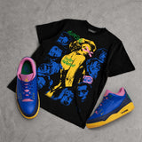 Brazil 3s DopeSkill T-Shirt Built Different Graphic