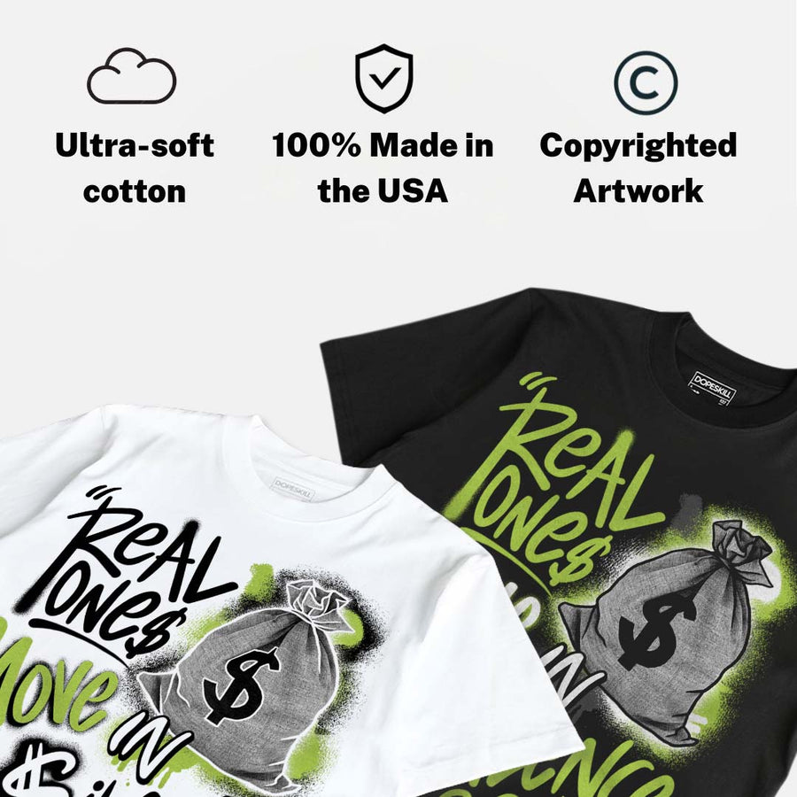 Foamposite One "Voltage" DopeSkill T-Shirt Real Ones Move In Silence Graphic