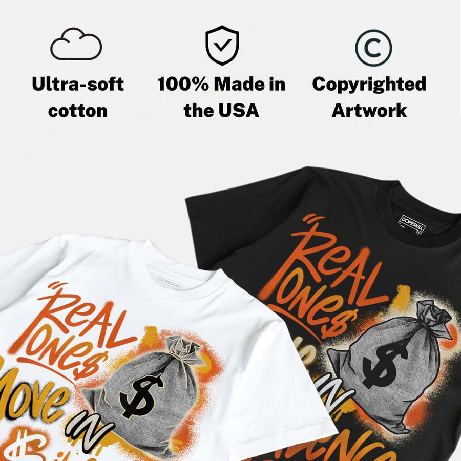“Birds of Paradise” 4s DopeSkill T-Shirt Real Ones Move In Silence Graphic
