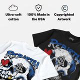 “True Blue” 3s DopeSkill T-Shirt Rebirth Graphic