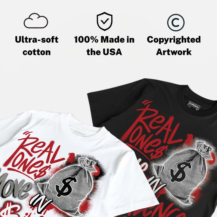 Max 95 Big Bubble "Comet Red" DopeSkill T-Shirt Real Ones Move In Silence Graphic