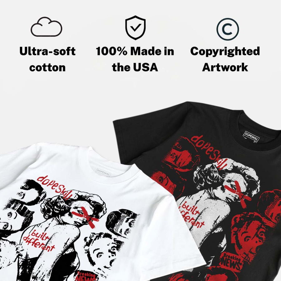 “Bloodline” 12s DopeSkill T-Shirt Built Different Graphic
