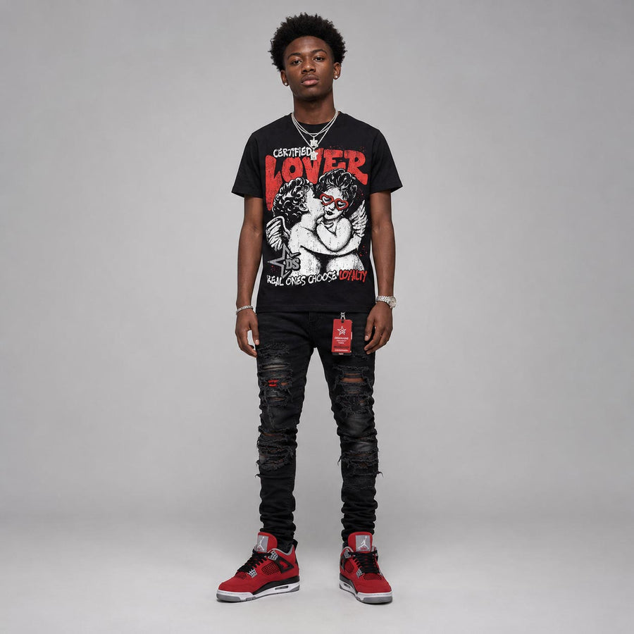 Toro Bravo 4s DopeSkill Oversize Print T-Shirt Real Ones Choose Loyalty Graphic