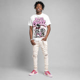 Travis Scott x “Pink Pack” 1s DopeSkill T-Shirt Paper Chaser Boy Graphic
