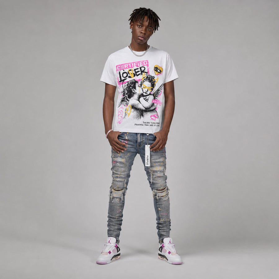 Comic 4s DopeSkill T-Shirt Certified Lover Graphic