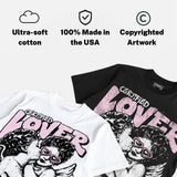 Iced Carmine 4s DopeSkill Oversize Print T-Shirt Real Ones Choose Loyalty Graphic