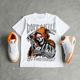 'Orange Citrus' 3s DopeSkill T-Shirt Go Fund Yourself Graphic