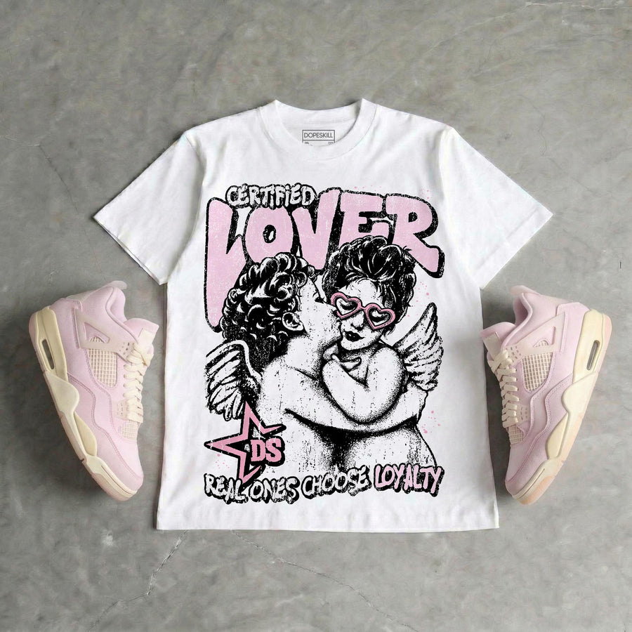 Iced Carmine 4s DopeSkill Oversize Print T-Shirt Real Ones Choose Loyalty Graphic