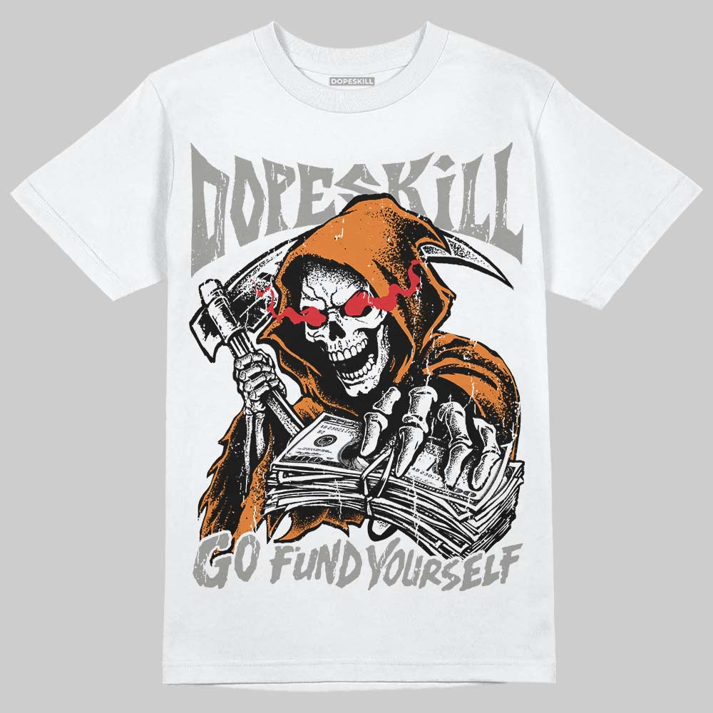 'Orange Citrus' 3s DopeSkill T-Shirt Go Fund Yourself Graphic