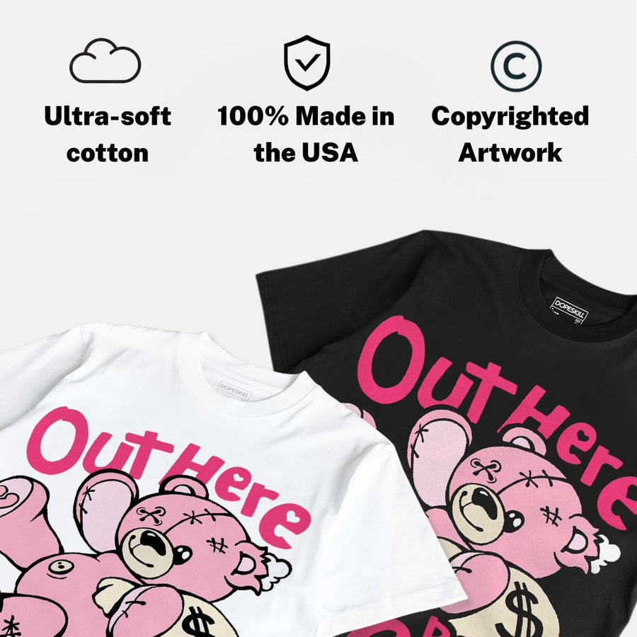 Iced Carmine 4s DopeSkill T-Shirt Out Here Being Cute Graphic