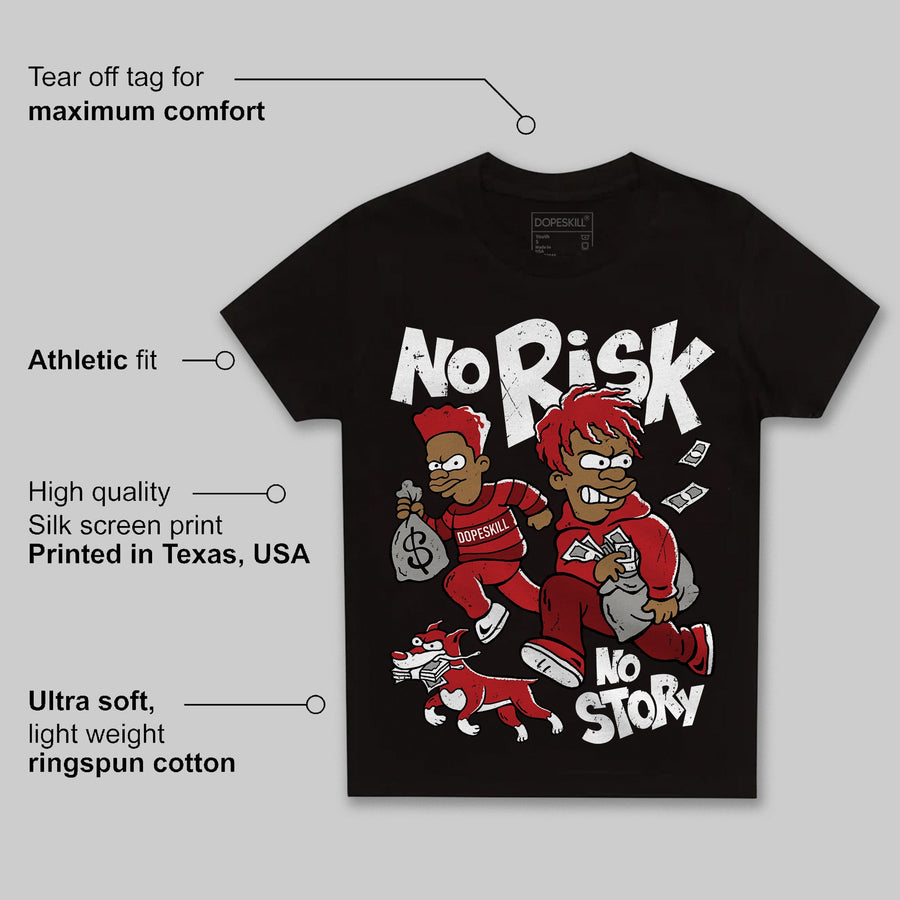Flu Game 12s DopeSkill Toddler Kids T-shirt No Risk No Story Graphic