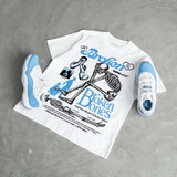 UNC 11s DopeSkill T-Shirt Broken Bones Graphic